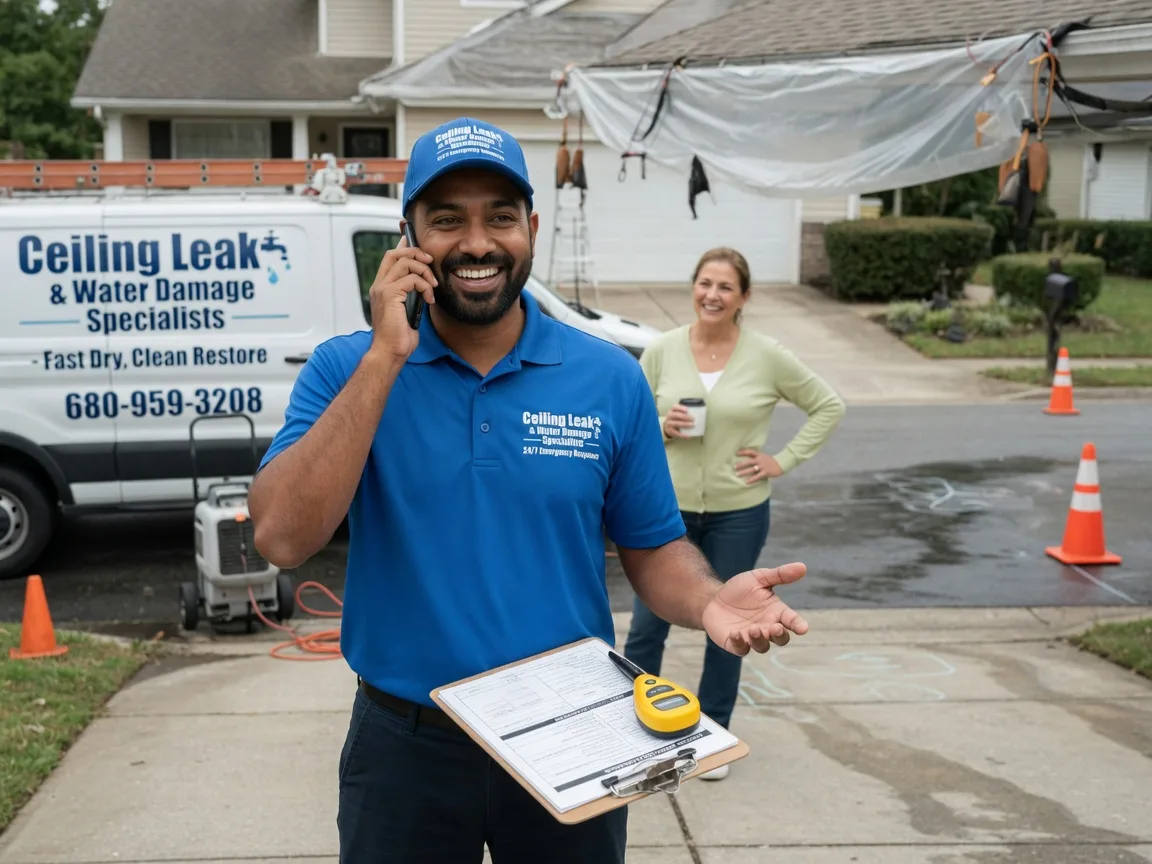 Ceiling Leak Cleanup Gaffney, SC FAQs